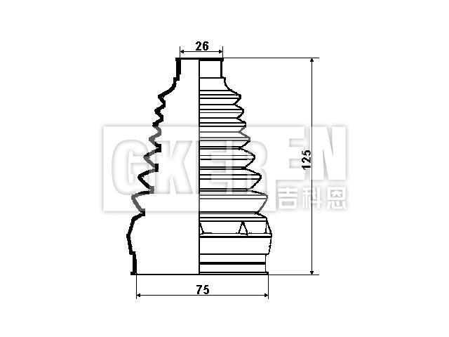 球笼防尘罩 CV Boot:169 360 07 68