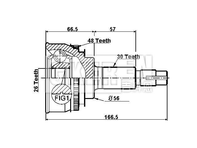 球笼修理包 CV Joint Kit:43410-07031