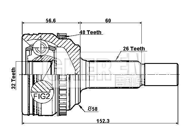 球笼修理包 CV Joint Kit:43410-02760