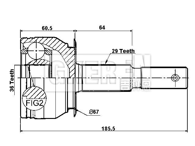 球笼修理包 CV Joint Kit:39100-EB70C