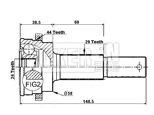 球笼修理包 CV Joint Kit:39211-8H510