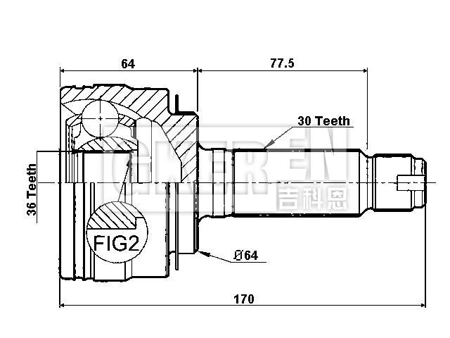 球笼修理包 CV Joint Kit:44014-SZA-A01