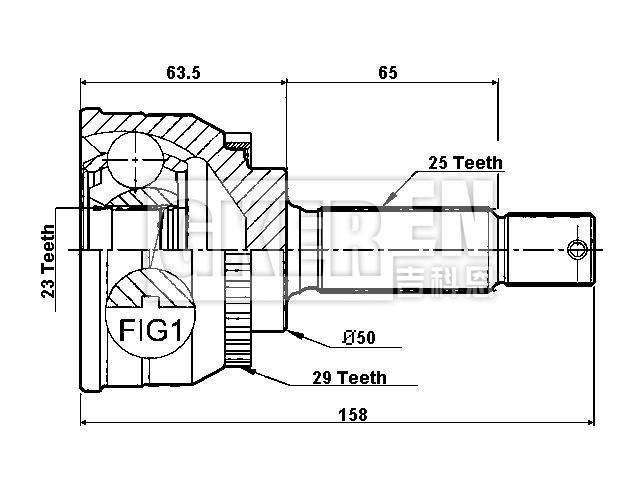 球笼修理包 CV Joint Kit:49500-29210