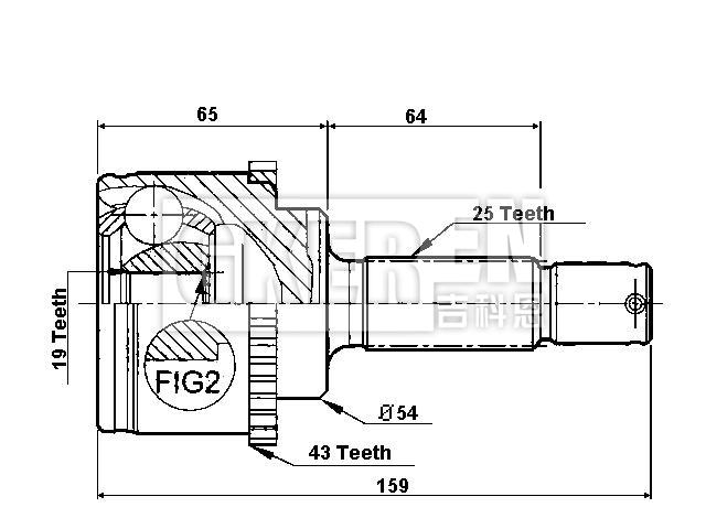 球笼修理包 CV Joint Kit:MR166048