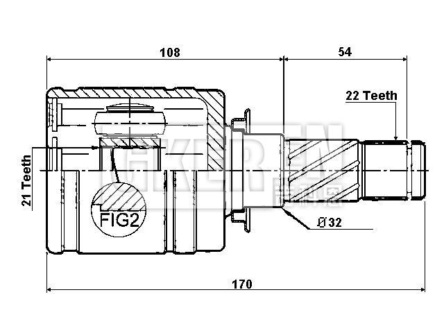 球笼修理包 CV Joint Kit:28492-FE021