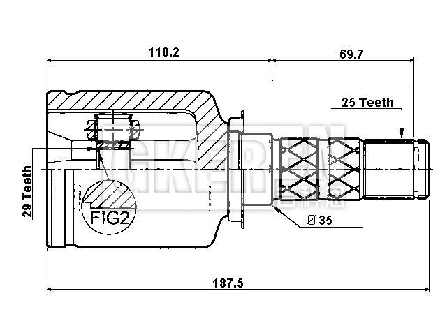 球笼修理包 CV Joint Kit:28392-FG000