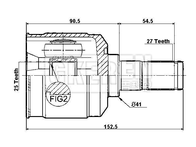 球笼修理包 CV Joint Kit:49505-26B00