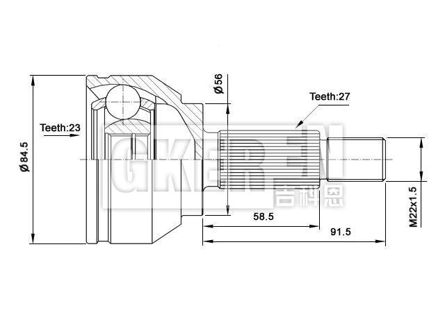 球笼修理包 CV Joint Kit:235280201