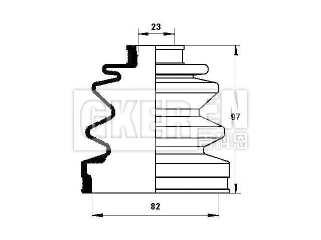 球笼防尘罩 CV Boot:49509-2CA50