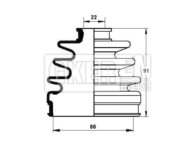 球笼防尘罩 CV Boot:49609-33A10