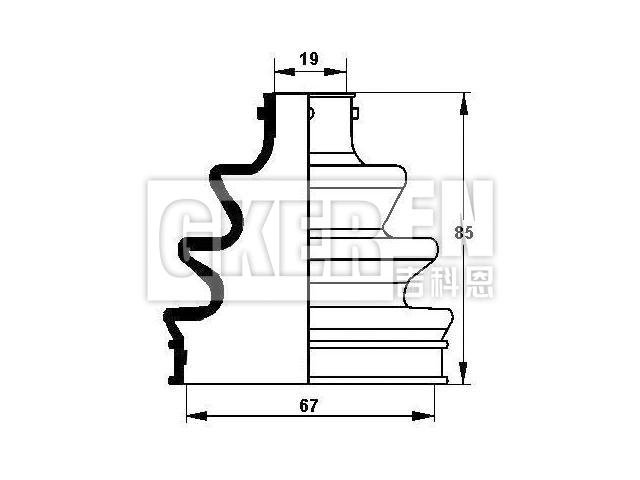 球笼防尘罩 CV Boot:96273573