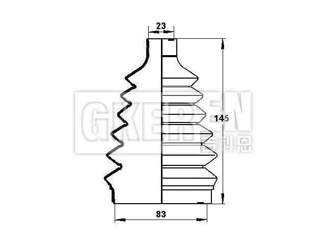球笼防尘罩 CV Boot:MR263171