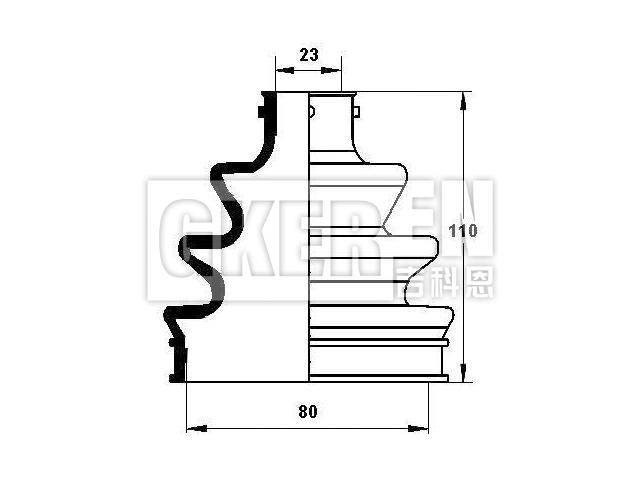 球笼防尘罩 CV Boot:26002104