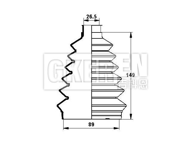 球笼防尘罩 CV Boot:96245291