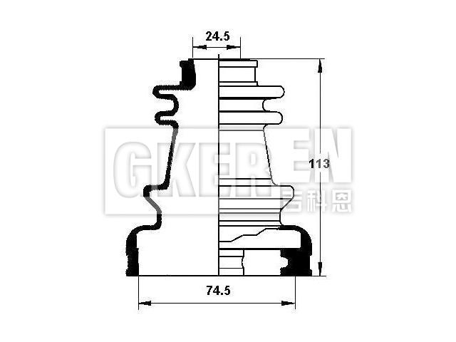 球笼防尘罩 CV Boot:39741-04F25