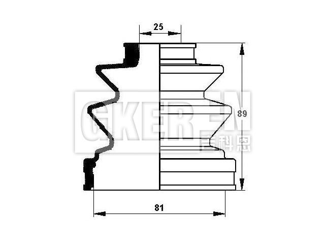 球笼防尘罩 CV Boot:39741-03P25