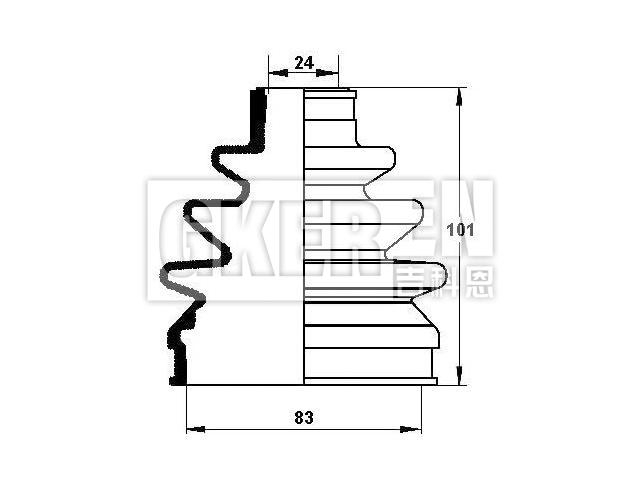 球笼防尘罩 CV Boot:39241-53J25