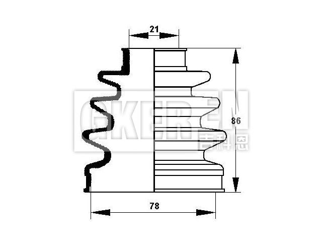 球笼防尘罩 CV Boot:39241-4F425