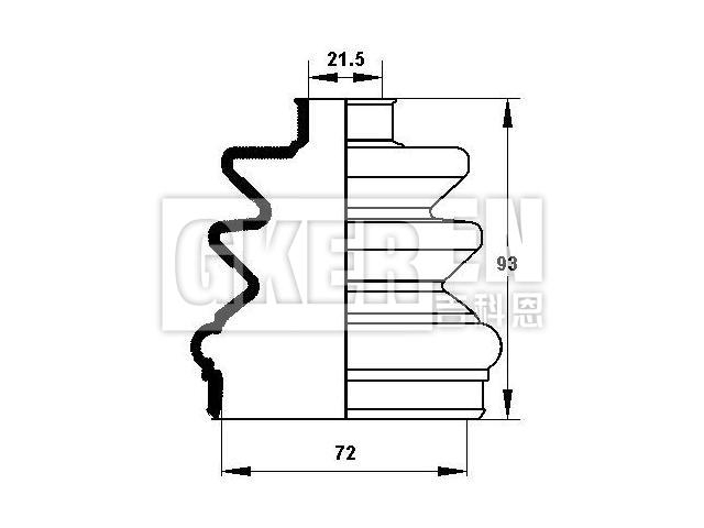 球笼防尘罩 CV Boot:39741-4F125