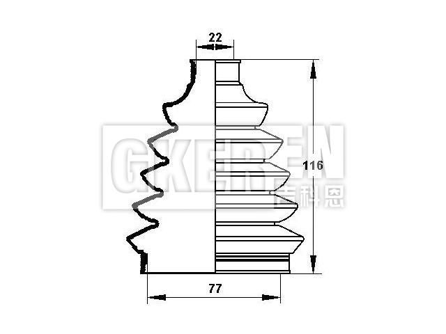 球笼防尘罩 CV Boot:04438-05100