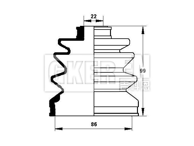 球笼防尘罩 CV Boot:39241-Q9026