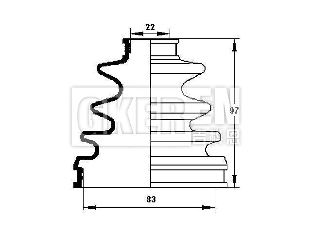 球笼防尘罩 CV Boot:04438-20070