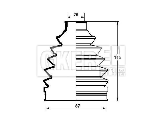 球笼防尘罩 CV Boot:04438-02101