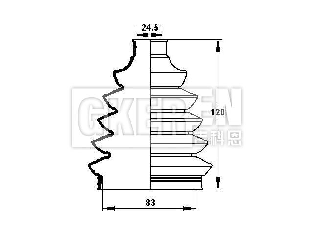 球笼防尘罩 CV Boot:04438-05121