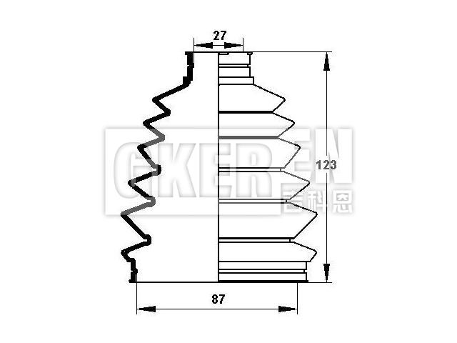 球笼防尘罩 CV Boot:04438-20411