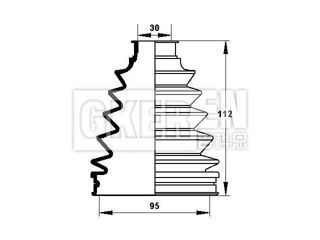 球笼防尘罩 CV Boot:04438-44050