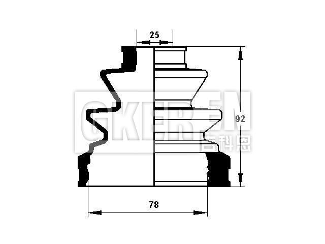 球笼防尘罩 CV Boot:04437-28010