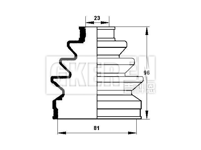 球笼防尘罩 CV Boot:44333-SB2-981
