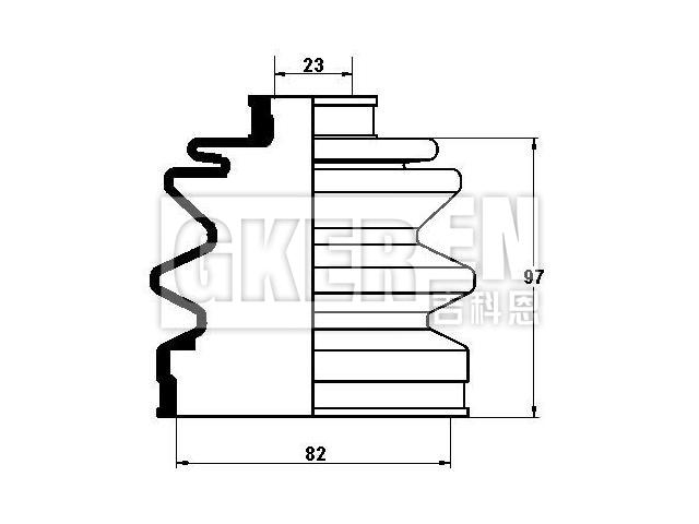 球笼防尘罩 CV Boot:MB526907