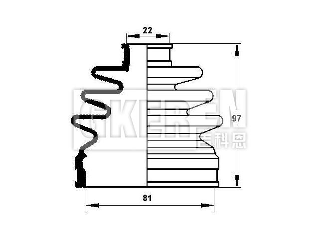 球笼防尘罩 CV Boot:44018-ST7-J00