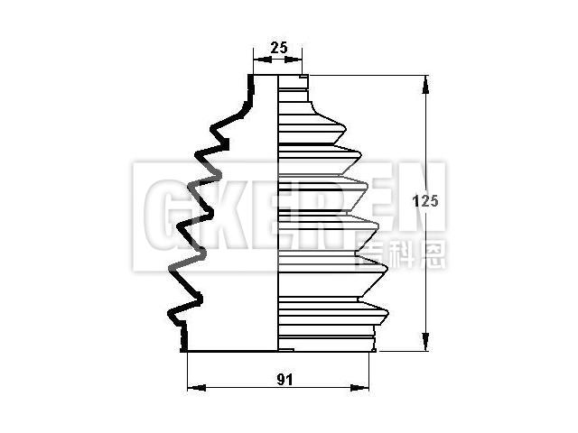 球笼防尘罩 CV Boot:44018-S9A-000