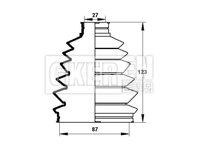 球笼防尘罩 CV Boot:MR232240