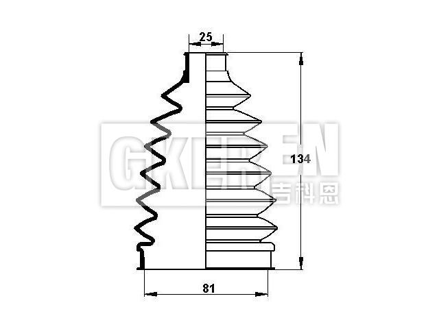 球笼防尘罩 CV Boot:MR222683
