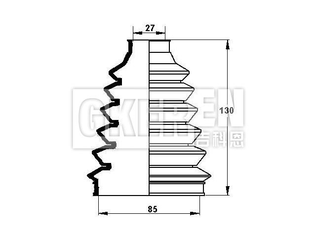 球笼防尘罩 CV Boot:MR483335