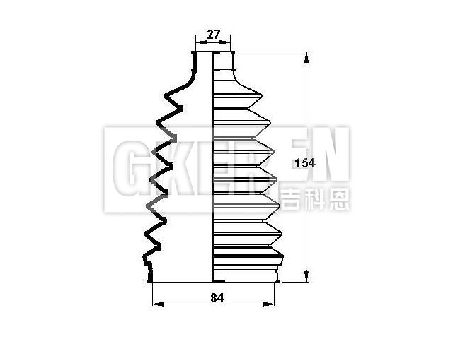 球笼防尘罩 CV Boot:MR222635