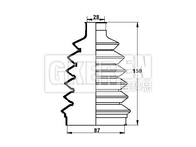 球笼防尘罩 CV Boot:MR110859