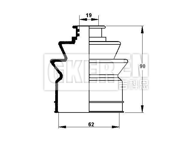 球笼防尘罩 CV Boot:04438-87201