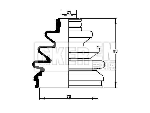 球笼防尘罩 CV Boot:28023-AA002
