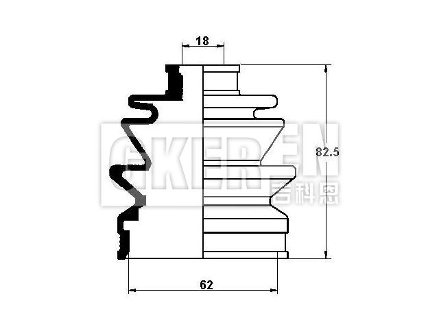 球笼防尘罩 CV Boot:40088-M0229