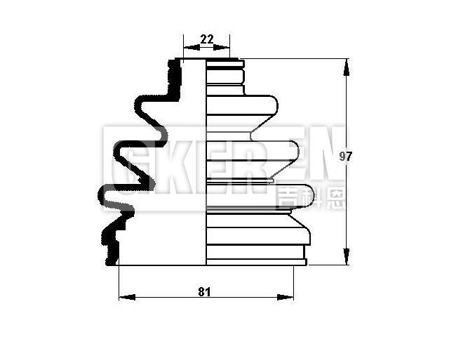 球笼防尘罩 CV Boot:28023-AA022