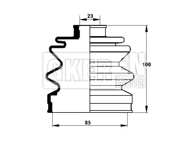 球笼防尘罩 CV Boot:23222-GA112