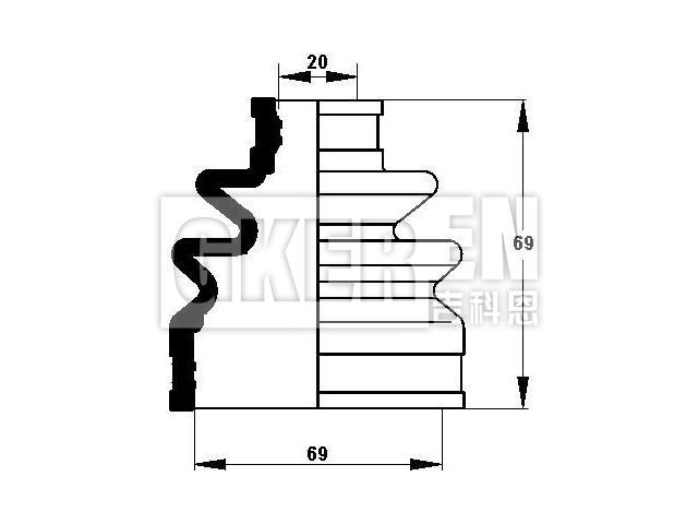 球笼防尘罩 CV Boot:28423-FE020
