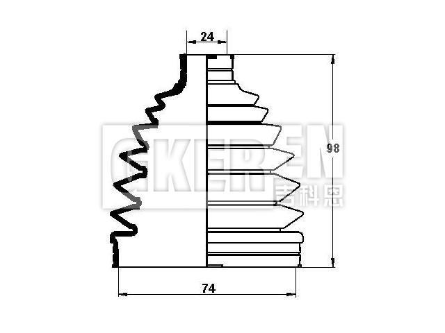 球笼防尘罩 CV Boot:28323-FE001
