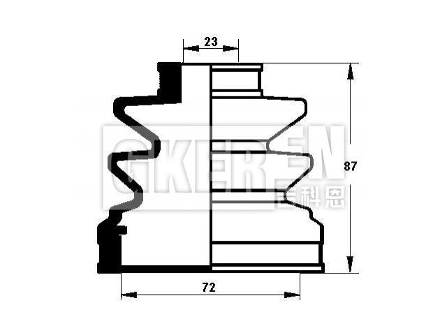 球笼防尘罩 CV Boot:49506-2CA20