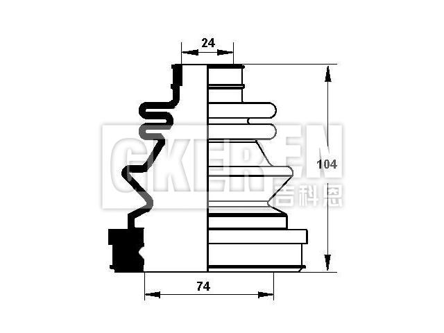 球笼防尘罩 CV Boot:96245292