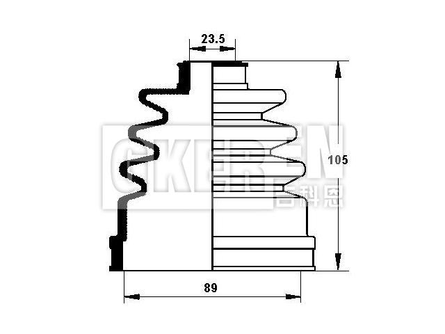 球笼防尘罩 CV Boot:39741-10E25